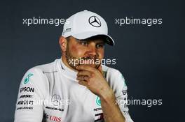 Second placed Valtteri Bottas (FIN) Mercedes AMG F1 in the post race FIA Press Conference. 31.03.2019. Formula 1 World Championship, Rd 2, Bahrain Grand Prix, Sakhir, Bahrain, Race Day.