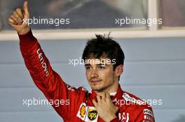Third placed Charles Leclerc (MON) Ferrari in parc ferme. 31.03.2019. Formula 1 World Championship, Rd 2, Bahrain Grand Prix, Sakhir, Bahrain, Race Day.