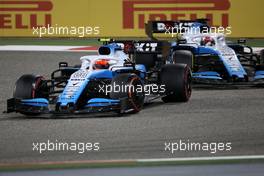 Robert Kubica (POL), Williams F1 Team and George Russell (GBR), Williams F1 Team  31.03.2019. Formula 1 World Championship, Rd 2, Bahrain Grand Prix, Sakhir, Bahrain, Race Day.