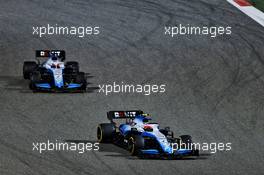 Robert Kubica (POL) Williams Racing FW42 leads team mate George Russell (GBR) Williams Racing FW42. 31.03.2019. Formula 1 World Championship, Rd 2, Bahrain Grand Prix, Sakhir, Bahrain, Race Day.
