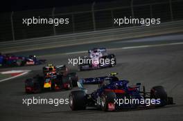 Alexander Albon (THA) Scuderia Toro Rosso STR14. 31.03.2019. Formula 1 World Championship, Rd 2, Bahrain Grand Prix, Sakhir, Bahrain, Race Day.