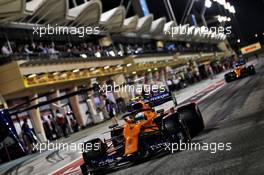 Lando Norris (GBR) McLaren MCL34. 30.03.2019. Formula 1 World Championship, Rd 2, Bahrain Grand Prix, Sakhir, Bahrain, Qualifying Day.