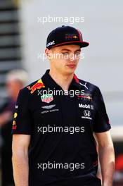 Max Verstappen (NLD) Red Bull Racing. 28.03.2019. Formula 1 World Championship, Rd 2, Bahrain Grand Prix, Sakhir, Bahrain, Preparation Day.