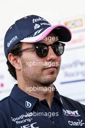 Sergio Perez (MEX) Racing Point F1 Team. 28.03.2019. Formula 1 World Championship, Rd 2, Bahrain Grand Prix, Sakhir, Bahrain, Preparation Day.