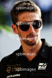 Romain Grosjean (FRA) Haas F1 Team. 28.03.2019. Formula 1 World Championship, Rd 2, Bahrain Grand Prix, Sakhir, Bahrain, Preparation Day.
