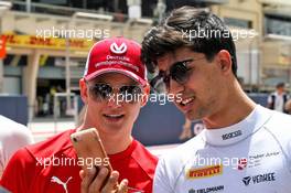 Mick Schumacher (GER) Prema Racing Formula Two Driver (Left). 28.03.2019. Formula 1 World Championship, Rd 2, Bahrain Grand Prix, Sakhir, Bahrain, Preparation Day.