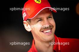 Sebastian Vettel (GER) Ferrari. 28.03.2019. Formula 1 World Championship, Rd 2, Bahrain Grand Prix, Sakhir, Bahrain, Preparation Day.