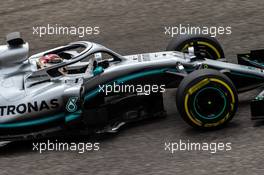 Lewis Hamilton (GBR) Mercedes AMG F1 W10. 02.04.2019. Formula One Testing, Sakhir, Bahrain, Tueday.