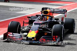 Max Verstappen (NLD) Red Bull Racing RB15. 02.04.2019. Formula One Testing, Sakhir, Bahrain, Tueday.
