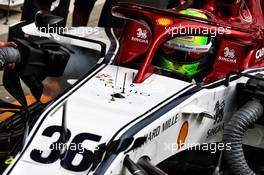 Mick Schumacher (GER) Alfa Romeo Racing C38 Test Driver. 03.04.2019. Formula One Testing, Sakhir, Bahrain, Wednesday.