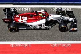 Mick Schumacher (GER) Alfa Romeo Racing C38 Test Driver. 03.04.2019. Formula One Testing, Sakhir, Bahrain, Wednesday.