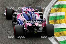 Sergio Perez (MEX) Racing Point F1 Team RP19. 15.11.2019. Formula 1 World Championship, Rd 20, Brazilian Grand Prix, Sao Paulo, Brazil, Practice Day.