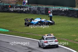 Robert Kubica (POL) Williams Racing FW42 crashed in the second practice session. 15.11.2019. Formula 1 World Championship, Rd 20, Brazilian Grand Prix, Sao Paulo, Brazil, Practice Day.
