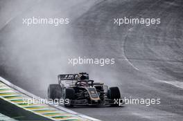 Romain Grosjean (FRA) Haas F1 Team VF-19. 15.11.2019. Formula 1 World Championship, Rd 20, Brazilian Grand Prix, Sao Paulo, Brazil, Practice Day.