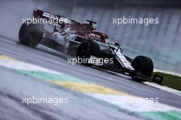 Kimi Raikkonen (FIN) Alfa Romeo Racing C38. 15.11.2019. Formula 1 World Championship, Rd 20, Brazilian Grand Prix, Sao Paulo, Brazil, Practice Day.