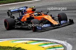 Lando Norris (GBR) McLaren MCL34. 15.11.2019. Formula 1 World Championship, Rd 20, Brazilian Grand Prix, Sao Paulo, Brazil, Practice Day.