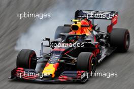 Alexander Albon (THA) Red Bull Racing RB15 locks up under braking. 15.11.2019. Formula 1 World Championship, Rd 20, Brazilian Grand Prix, Sao Paulo, Brazil, Practice Day.