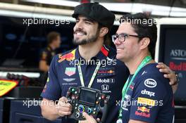 Caio Castro (BRA) Actor (Left), guest of Red Bull Racing. 15.11.2019. Formula 1 World Championship, Rd 20, Brazilian Grand Prix, Sao Paulo, Brazil, Practice Day.
