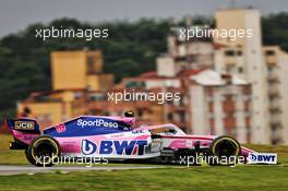 Lance Stroll (CDN) Racing Point F1 Team RP19. 15.11.2019. Formula 1 World Championship, Rd 20, Brazilian Grand Prix, Sao Paulo, Brazil, Practice Day.