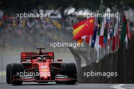 Sebastian Vettel (GER), Scuderia Ferrari  15.11.2019. Formula 1 World Championship, Rd 20, Brazilian Grand Prix, Sao Paulo, Brazil, Practice Day.
