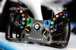 Williams Racing FW42 steering wheel. 15.11.2019. Formula 1 World Championship, Rd 20, Brazilian Grand Prix, Sao Paulo, Brazil, Practice Day.