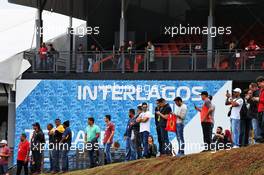 Circuit atmosphere - fans. 15.11.2019. Formula 1 World Championship, Rd 20, Brazilian Grand Prix, Sao Paulo, Brazil, Practice Day.