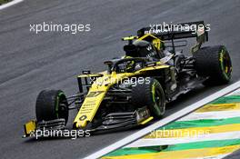 Nico Hulkenberg (GER) Renault F1 Team RS19. 15.11.2019. Formula 1 World Championship, Rd 20, Brazilian Grand Prix, Sao Paulo, Brazil, Practice Day.