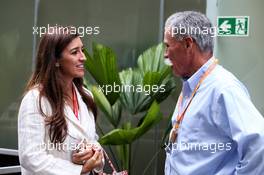 (L to R): Rafaela Bassi (BRA) with Chase Carey (USA) Formula One Group Chairman. 15.11.2019. Formula 1 World Championship, Rd 20, Brazilian Grand Prix, Sao Paulo, Brazil, Practice Day.