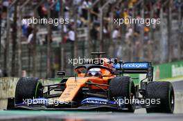 Carlos Sainz Jr (ESP) McLaren MCL34. 15.11.2019. Formula 1 World Championship, Rd 20, Brazilian Grand Prix, Sao Paulo, Brazil, Practice Day.