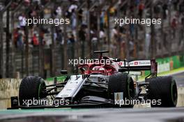 Kimi Raikkonen (FIN) Alfa Romeo Racing C38. 15.11.2019. Formula 1 World Championship, Rd 20, Brazilian Grand Prix, Sao Paulo, Brazil, Practice Day.