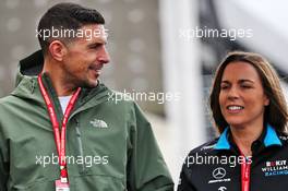 Claire Williams (GBR) Williams Racing Deputy Team Principal with her husband Marc Harris (GBR). 15.11.2019. Formula 1 World Championship, Rd 20, Brazilian Grand Prix, Sao Paulo, Brazil, Practice Day.