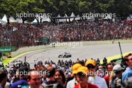 Lewis Hamilton (GBR) Mercedes AMG F1 W10 on the grid. 17.11.2019. Formula 1 World Championship, Rd 20, Brazilian Grand Prix, Sao Paulo, Brazil, Race Day.