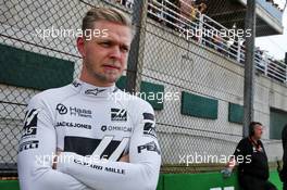 Kevin Magnussen (DEN) Haas F1 Team on the grid. 17.11.2019. Formula 1 World Championship, Rd 20, Brazilian Grand Prix, Sao Paulo, Brazil, Race Day.