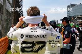 Nico Hulkenberg (GER) Renault F1 Team on the grid. 17.11.2019. Formula 1 World Championship, Rd 20, Brazilian Grand Prix, Sao Paulo, Brazil, Race Day.