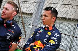 Alexander Albon (THA) Red Bull Racing on the grid. 17.11.2019. Formula 1 World Championship, Rd 20, Brazilian Grand Prix, Sao Paulo, Brazil, Race Day.