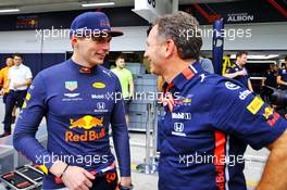Race winner Max Verstappen (NLD) Red Bull Racing with Christian Horner (GBR) Red Bull Racing Team Principal. 17.11.2019. Formula 1 World Championship, Rd 20, Brazilian Grand Prix, Sao Paulo, Brazil, Race Day.