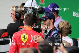 Charles Leclerc (FRA), Scuderia Ferrari and Pierre Gasly (FRA), Scuderia Toro Rosso  17.11.2019. Formula 1 World Championship, Rd 20, Brazilian Grand Prix, Sao Paulo, Brazil, Race Day.