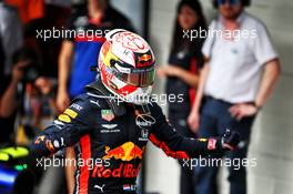 Race winner Max Verstappen (NLD) Red Bull Racing celebrates in parc ferme. 17.11.2019. Formula 1 World Championship, Rd 20, Brazilian Grand Prix, Sao Paulo, Brazil, Race Day.