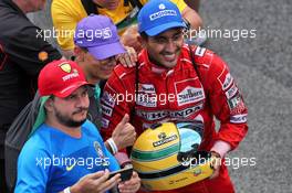 Fans at the podium. 17.11.2019. Formula 1 World Championship, Rd 20, Brazilian Grand Prix, Sao Paulo, Brazil, Race Day.