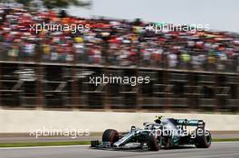 Valtteri Bottas (FIN) Mercedes AMG F1 W10. 17.11.2019. Formula 1 World Championship, Rd 20, Brazilian Grand Prix, Sao Paulo, Brazil, Race Day.