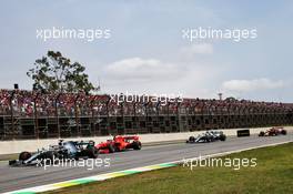 Lewis Hamilton (GBR) Mercedes AMG F1 W10 at the start of the race. 17.11.2019. Formula 1 World Championship, Rd 20, Brazilian Grand Prix, Sao Paulo, Brazil, Race Day.