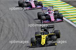 Daniel Ricciardo (AUS) Renault F1 Team RS19. 17.11.2019. Formula 1 World Championship, Rd 20, Brazilian Grand Prix, Sao Paulo, Brazil, Race Day.