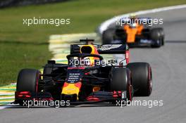 Max Verstappen (NLD) Red Bull Racing RB15. 17.11.2019. Formula 1 World Championship, Rd 20, Brazilian Grand Prix, Sao Paulo, Brazil, Race Day.