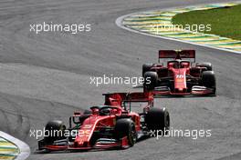 Sebastian Vettel (GER) Ferrari SF90. 17.11.2019. Formula 1 World Championship, Rd 20, Brazilian Grand Prix, Sao Paulo, Brazil, Race Day.