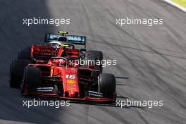 Charles Leclerc (FRA), Scuderia Ferrari and Valtteri Bottas (FIN), Mercedes AMG F1  17.11.2019. Formula 1 World Championship, Rd 20, Brazilian Grand Prix, Sao Paulo, Brazil, Race Day.