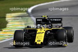 Nico Hulkenberg (GER) Renault Sport F1 Team RS19. 17.11.2019. Formula 1 World Championship, Rd 20, Brazilian Grand Prix, Sao Paulo, Brazil, Race Day.