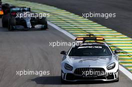The Safety car was called out. 17.11.2019. Formula 1 World Championship, Rd 20, Brazilian Grand Prix, Sao Paulo, Brazil, Race Day.