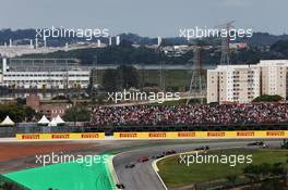 Max Verstappen (NLD) Red Bull Racing RB15 leads at the start of the race. 17.11.2019. Formula 1 World Championship, Rd 20, Brazilian Grand Prix, Sao Paulo, Brazil, Race Day.
