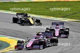 Lance Stroll (CDN) Racing Point F1 Team RP19. 17.11.2019. Formula 1 World Championship, Rd 20, Brazilian Grand Prix, Sao Paulo, Brazil, Race Day.