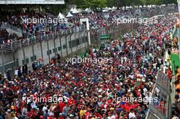 Race fans on the track 17.11.2019. Formula 1 World Championship, Rd 20, Brazilian Grand Prix, Sao Paulo, Brazil, Race Day.